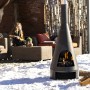 RedFire Chimenea Kingston de acero negro mate 43x120 cm de RedFire, Chimeneas - Ref: Foro24-428833, Precio: 187,45 €, Descuen...