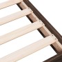Estructura de cama madera de ingeniería marrón roble 100x200 cm de vidaXL, Camas y somieres - Ref: Foro24-842062, Precio: 65,...