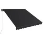Toldo retráctil manual con LED gris antracita 350x250 cm de vidaXL, Toldos - Ref: Foro24-3051244, Precio: 450,01 €, Descuento: %