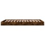 Estructura de cama madera de ingeniería roble ahumado 90x190 cm de vidaXL, Camas y somieres - Ref: Foro24-842074, Precio: 60,...
