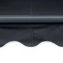 Toldo retráctil manual con LED gris antracita 350x250 cm de vidaXL, Toldos - Ref: Foro24-3051244, Precio: 450,01 €, Descuento: %