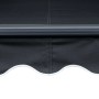 Toldo retráctil manual con LED gris antracita 350x250 cm de vidaXL, Toldos - Ref: Foro24-3051244, Precio: 415,53 €, Descuento: %
