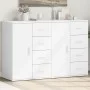 Aparadores 2 uds madera de ingeniería blanco 59x39x80 cm de vidaXL, Aparadores - Ref: Foro24-3276630, Precio: 216,55 €, Descu...