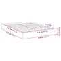 Estructura de cama madera de ingeniería marrón roble 120x190 cm de vidaXL, Camas y somieres - Ref: Foro24-842055, Precio: 83,...
