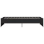 Estructura de cama madera de ingeniería y metal negra 90x190 cm de vidaXL, Camas y somieres - Ref: Foro24-845246, Precio: 92,...
