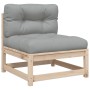 Juego de sofás de jardín 8 pzas con conjines madera maciza pino de vidaXL, Conjuntos de jardín - Ref: Foro24-3299324, Precio:...