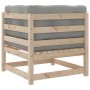 Juego de sofás de jardín 8 pzas con conjines madera maciza pino de vidaXL, Conjuntos de jardín - Ref: Foro24-3299324, Precio:...