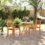 Mesa de jardín plegable madera maciza de acacia Ø60x75 cm de vidaXL, Mesas de jardín - Ref: Foro24-4004909, Precio: 55,07 €, ...