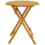 Mesa de jardín plegable madera maciza de acacia Ø60x75 cm de vidaXL, Mesas de jardín - Ref: Foro24-4004909, Precio: 55,07 €, ...
