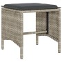 Set de sofás de jardín 4 pzas y cojines ratán sintético gris de vidaXL, Conjuntos de jardín - Ref: Foro24-366364, Precio: 232...