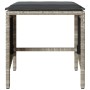 Set de sofás de jardín 4 pzas y cojines ratán sintético gris de vidaXL, Conjuntos de jardín - Ref: Foro24-366364, Precio: 232...