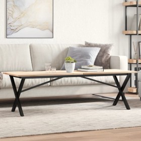 Patas de mesa de centro estructura X hierro fundido 140x30x43cm de vidaXL, Patas para mesas - Ref: Foro24-357902, Precio: 56,...