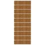 Bordes de césped acero corten flexible 10 piezas 25x103 cm de vidaXL, Recortadoras de césped - Ref: Foro24-821896, Precio: 88...