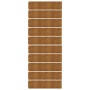 Bordes de césped acero corten flexible 10 piezas 25x103 cm de vidaXL, Recortadoras de césped - Ref: Foro24-821896, Precio: 12...