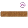 Bordes de césped acero corten flexible 10 piezas 20x103 cm de vidaXL, Recortadoras de césped - Ref: Foro24-821894, Precio: 98...