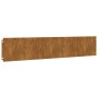 Bordes de césped acero corten flexible 10 piezas 20x103 cm de vidaXL, Recortadoras de césped - Ref: Foro24-821894, Precio: 98...