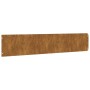 Bordes de césped acero corten flexible 10 piezas 20x103 cm de vidaXL, Recortadoras de césped - Ref: Foro24-821894, Precio: 98...