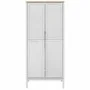 Armario FLORO madera maciza de pino blanco 77x53x171 cm de vidaXL, Armarios roperos - Ref: Foro24-374006, Precio: 251,84 €, D...