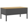 Mesa de centro FLORO madera maciza de pino gris 99x55,5x45 cm de vidaXL, Mesas de centro - Ref: Foro24-374019, Precio: 131,14...