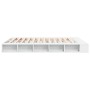 Estructura de cama madera de ingeniería blanca 180x200 cm de vidaXL, Camas y somieres - Ref: Foro24-3280454, Precio: 170,77 €...