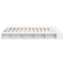Estructura de cama madera de ingeniería blanca 160x200 cm de vidaXL, Camas y somieres - Ref: Foro24-3280461, Precio: 168,66 €...