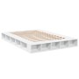 Estructura de cama madera de ingeniería blanca 160x200 cm de vidaXL, Camas y somieres - Ref: Foro24-3280461, Precio: 168,66 €...