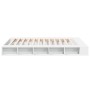 Estructura de cama madera de ingeniería blanca 150x200 cm de vidaXL, Camas y somieres - Ref: Foro24-3280468, Precio: 156,59 €...