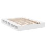 Estructura de cama madera de ingeniería blanca 150x200 cm de vidaXL, Camas y somieres - Ref: Foro24-3280468, Precio: 156,59 €...