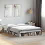 Estructura de cama madera de ingeniería gris Sonoma 140x200 cm de vidaXL, Camas y somieres - Ref: Foro24-3280480, Precio: 174...