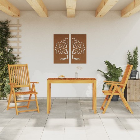 Juego de comedor de jardín 3 piezas madera maciza de acacia de vidaXL, Conjuntos de jardín - Ref: Foro24-3295254, Precio: 275...