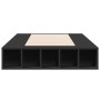 Estructura de cama madera de ingeniería negra 100x200 cm de vidaXL, Camas y somieres - Ref: Foro24-3280511, Precio: 125,25 €,...