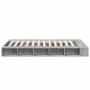 Estructura de cama madera de ingeniería gris Sonoma 140x190 cm de vidaXL, Camas y somieres - Ref: Foro24-3280494, Precio: 171...