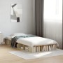 Estructura de cama madera de ingeniería roble Sonoma 90x190 cm de vidaXL, Camas y somieres - Ref: Foro24-3280526, Precio: 117...