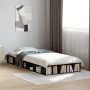 Estructura de cama madera de ingeniería negra 75x190 cm de vidaXL, Camas y somieres - Ref: Foro24-3280532, Precio: 115,19 €, ...