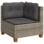 7-piece garden sofa set with gray synthetic rattan cushions by vidaXL, Garden sets - Ref: Foro24-3261744, Price: 569,21 €, Di...
