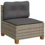 7-piece garden sofa set with gray synthetic rattan cushions by vidaXL, Garden sets - Ref: Foro24-3261744, Price: 569,21 €, Di...