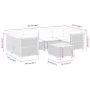 7-piece garden sofa set with gray synthetic rattan cushions by vidaXL, Garden sets - Ref: Foro24-3261744, Price: 569,21 €, Di...