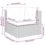 7-piece garden sofa set with gray synthetic rattan cushions by vidaXL, Garden sets - Ref: Foro24-3261744, Price: 569,21 €, Di...