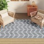 Alfombra de exterior PP gris 140x200 cm de vidaXL, Protectores para exterior - Ref: Foro24-316950, Precio: 30,07 €, Descuento: %