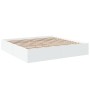 Estructura de cama madera de ingeniería blanca 180x200 cm de vidaXL, Camas y somieres - Ref: Foro24-3280993, Precio: 137,38 €...