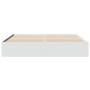 Estructura de cama madera de ingeniería blanca 180x200 cm de vidaXL, Camas y somieres - Ref: Foro24-3280993, Precio: 137,38 €...