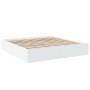 Estructura de cama madera de ingeniería blanca 180x200 cm de vidaXL, Camas y somieres - Ref: Foro24-3280993, Precio: 137,38 €...
