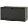 Caja de almacenaje para jardín gris antracita 114x47x60 cm de vidaXL, Cajas de almacenaje para exteriores - Ref: Foro24-49446...