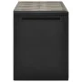 Caja de almacenaje para jardín gris antracita 114x47x60 cm de vidaXL, Cajas de almacenaje para exteriores - Ref: Foro24-49446...