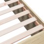 Estructura de cama madera de ingeniería roble Sonoma 150x200 cm de vidaXL, Camas y somieres - Ref: Foro24-3280918, Precio: 14...