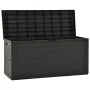 Caja de almacenamiento de jardín gris antracita 116x44x55 cm de vidaXL, Cajas de almacenaje para exteriores - Ref: Foro24-494...