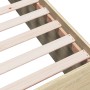 Estructura de cama madera de ingeniería roble Sonoma 140x190 cm de vidaXL, Camas y somieres - Ref: Foro24-3280939, Precio: 14...