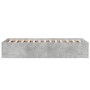 Estructura de cama madera de ingeniería gris hormigón 90x200cm de vidaXL, Camas y somieres - Ref: Foro24-3281059, Precio: 93,...