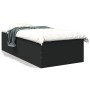 Estructura de cama madera de ingeniería negra 90x200 cm de vidaXL, Camas y somieres - Ref: Foro24-3280966, Precio: 111,50 €, ...