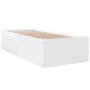 Estructura de cama madera de ingeniería blanca 90x190 cm de vidaXL, Camas y somieres - Ref: Foro24-3280972, Precio: 110,01 €,...